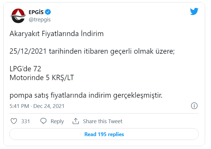 Akaryakıt fiyatlarında indirim: Bir kısmı pompaya yansıyacak