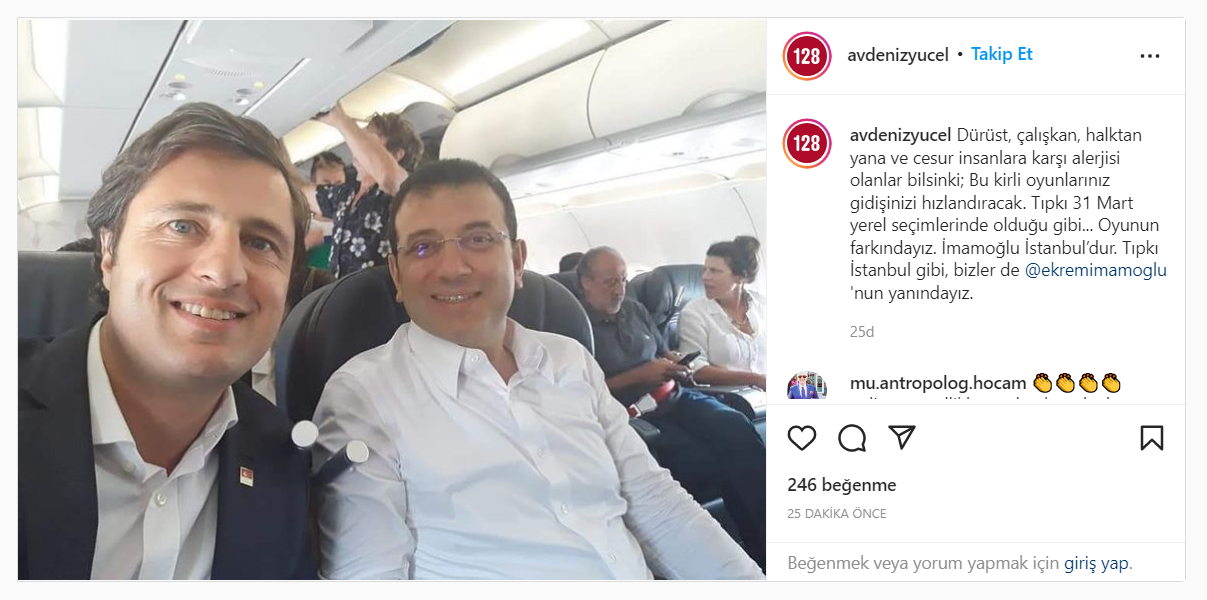 CHP İzmir İl Başkanı Yücel,  İmamoğlu’na destek verdi: “Kirli oyunlarınız gidişinizi hızlandıracak”