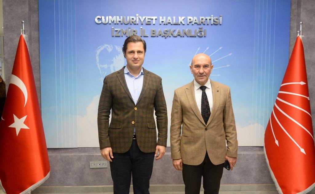 Soyer, CHP İl Başkanı Yücel’i ziyaret etti