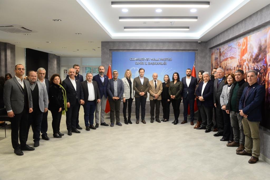 Soyer, CHP İl Başkanı Yücel’i ziyaret etti