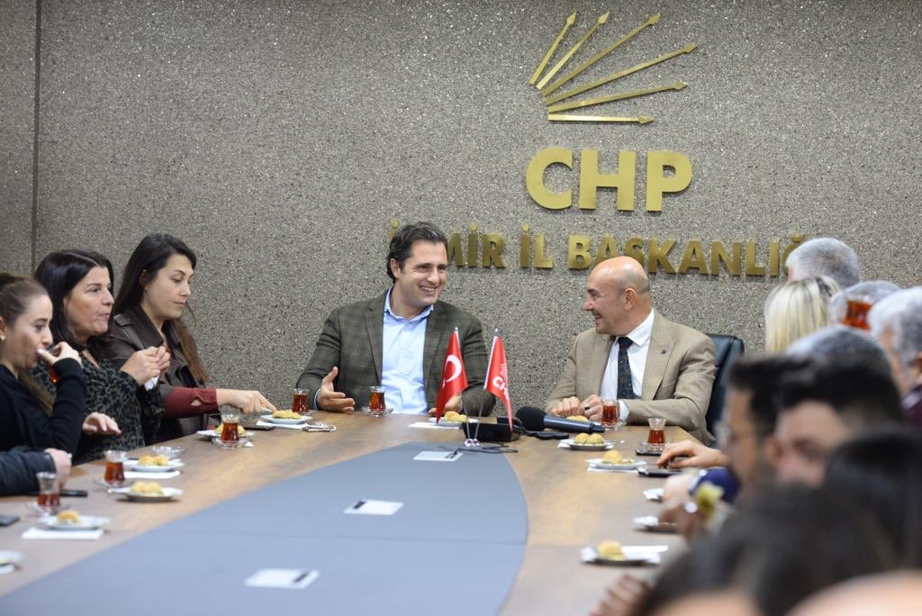 Soyer, CHP İl Başkanı Yücel’i ziyaret etti