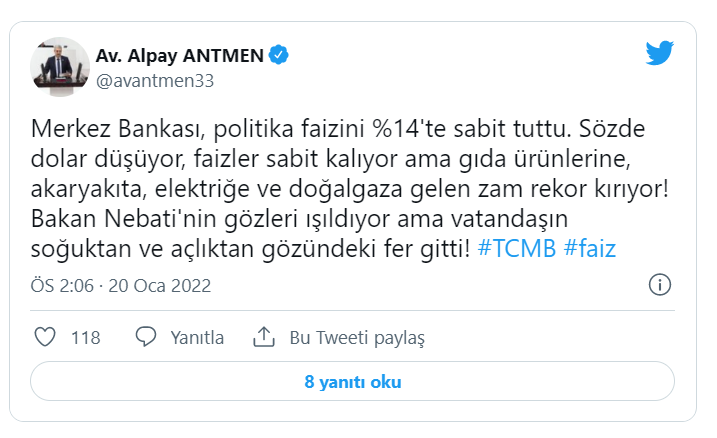 Merkez Bankası'nın kararına CHP'den ilk yanıt: 'Nebati'nin gözleri ışıldıyor ama...'