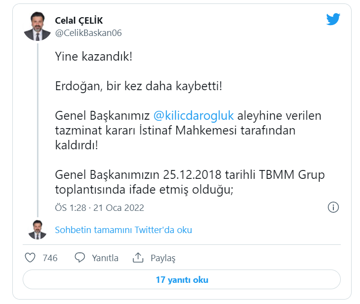 Kılıçdaroğlu'nun avukatı duyurdu: Erdoğan'a bir kötü haber daha!