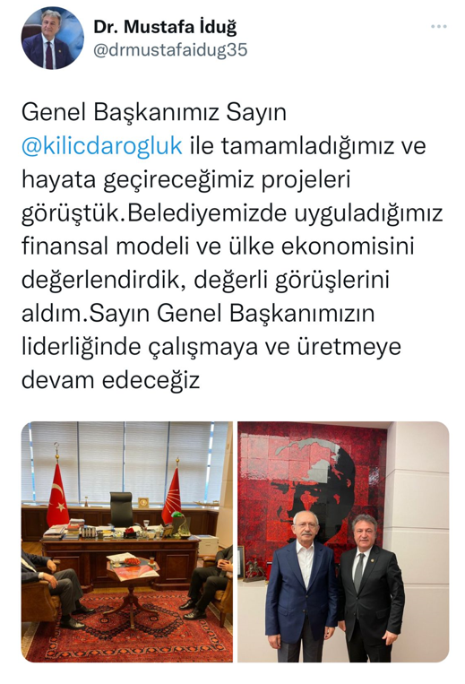 İduğ'dan Kılıçdaroğlu'na proje ve 'finans modeli' raporu