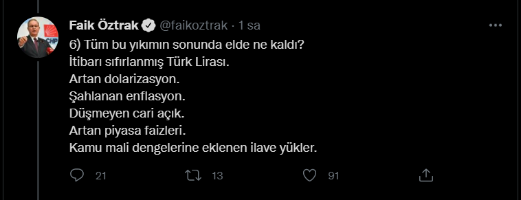 Faik Öztrak'tan rekor kıran cari açık verilerine tepki: Bu kadar haltı siz neden yediniz?