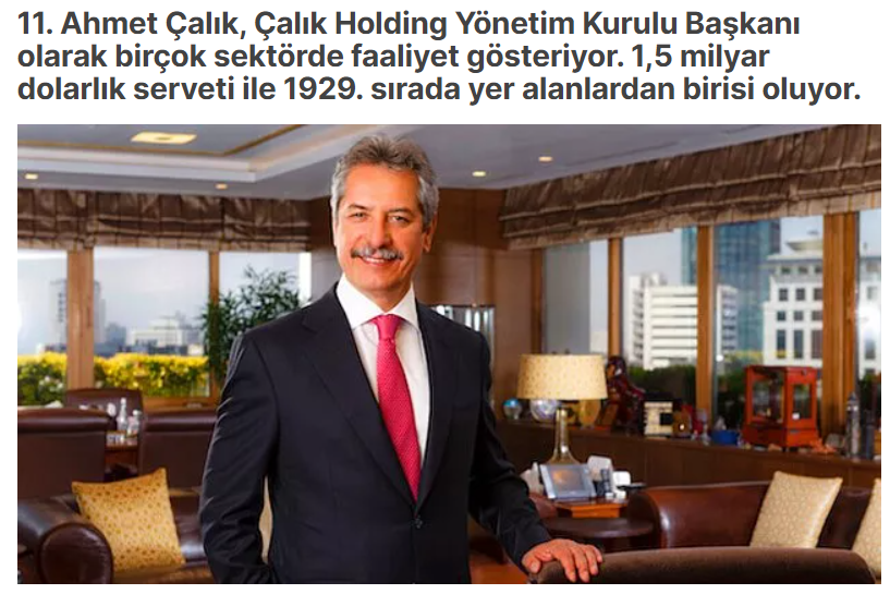 Forbes açıkladı: İşte Türkiye'nin en zenginleri