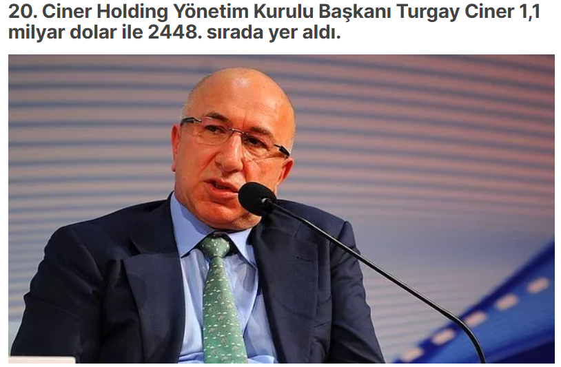 Forbes açıkladı: İşte Türkiye'nin en zenginleri