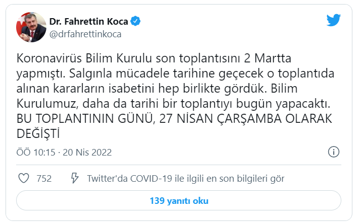 Bakan Koca duyurdu! Bilim Kurulu Toplantısı ertelendi!