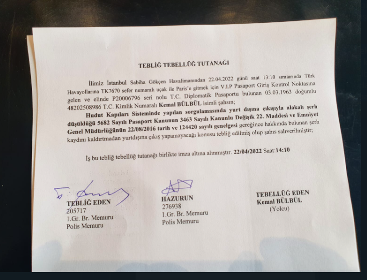 HDP'li Bülbül'e yurt dışı şoku!