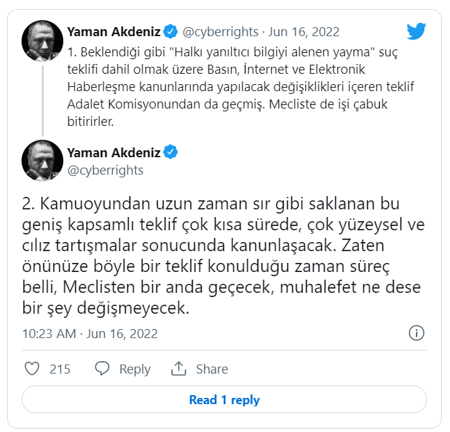 ‘Sansür’ yasasıyla ‘korku iklimi’ hazırlığı: ‘Binlerce kişi soruşturulacak’