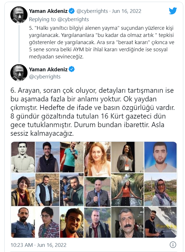 ‘Sansür’ yasasıyla ‘korku iklimi’ hazırlığı: ‘Binlerce kişi soruşturulacak’