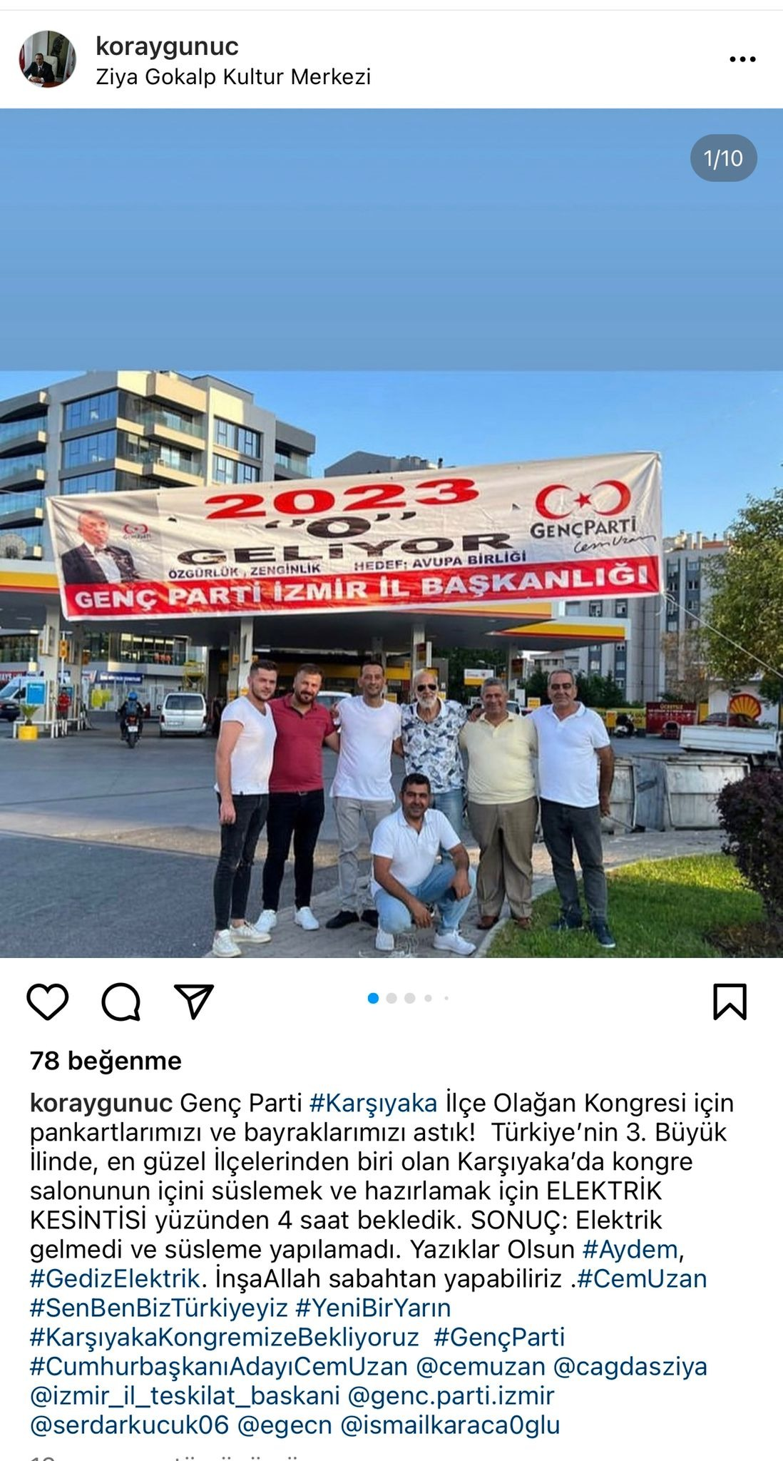 Genç Parti İzmir'den elektrik kesintisi tepkisi!