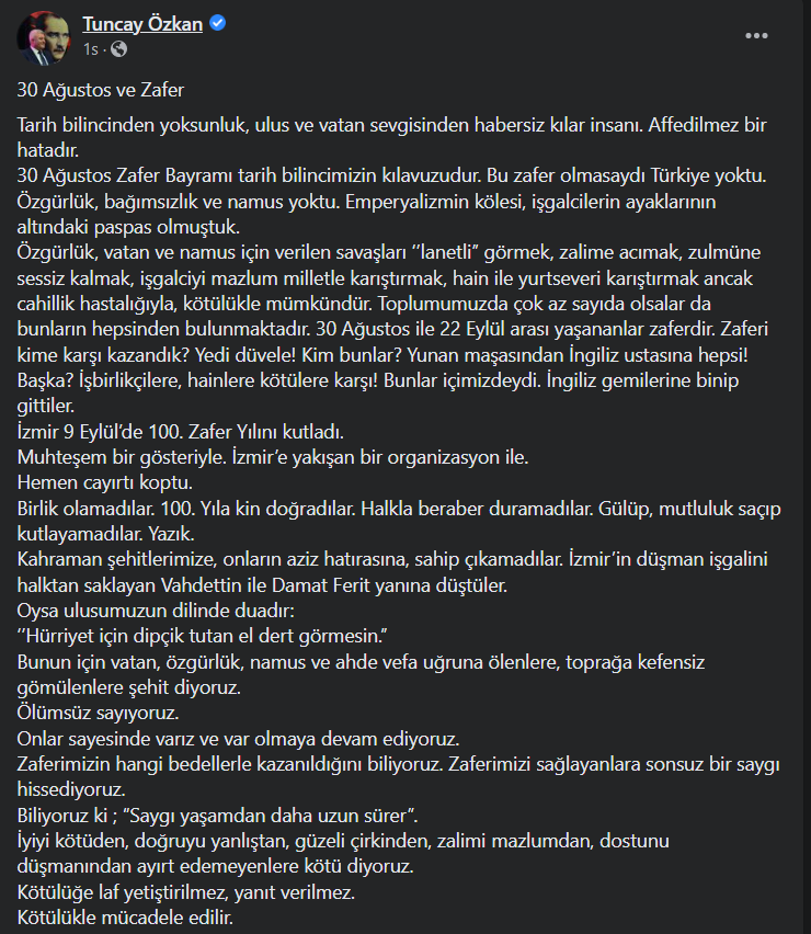 CHP’li Özkan’dan iktidara sert çıkış: “Kahraman şehitlerimize sahip çıkamadılar”
