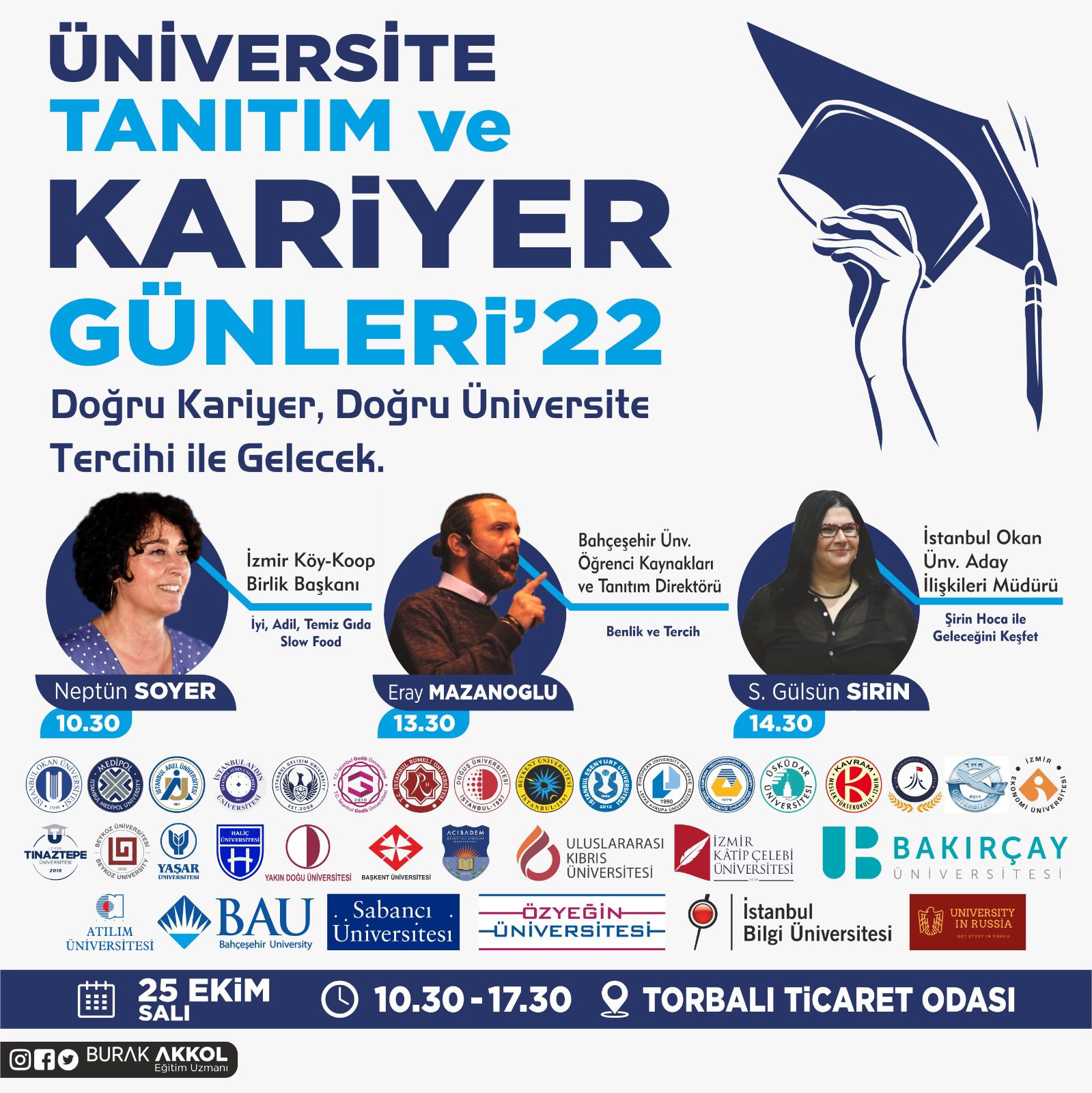 Üniversite Tanıtım ve Kariyer Günleri Torbalı’da Gerçekleşecek