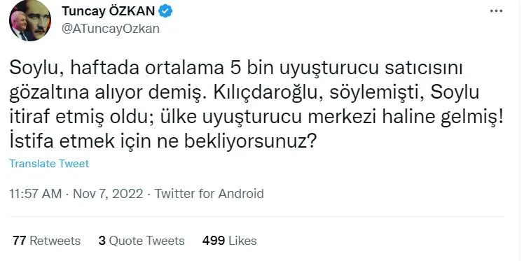 Soylu'nun açıklaması Kılıçdaroğlu'nu doğruladı, tepki yağdı