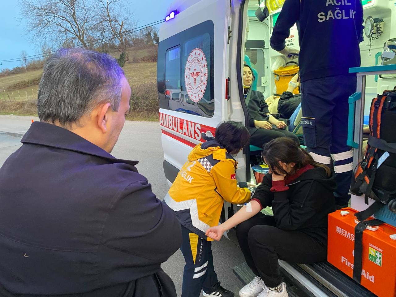 Bartın'da yolcu otobüsü devrildi: 39 yaralı