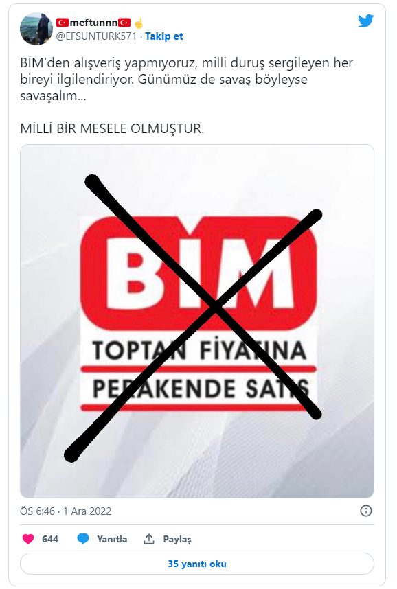 BİM boykotu TT oldu!
