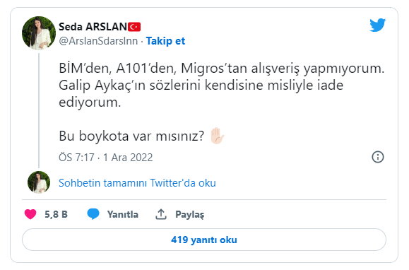 BİM boykotu TT oldu!