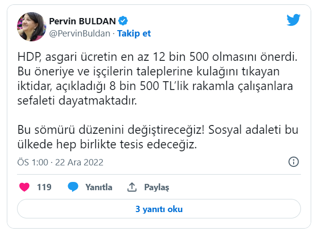 Erdoğan’a asgari ücret tepkileri: Sen 8 bin patronun sözcüsüsün