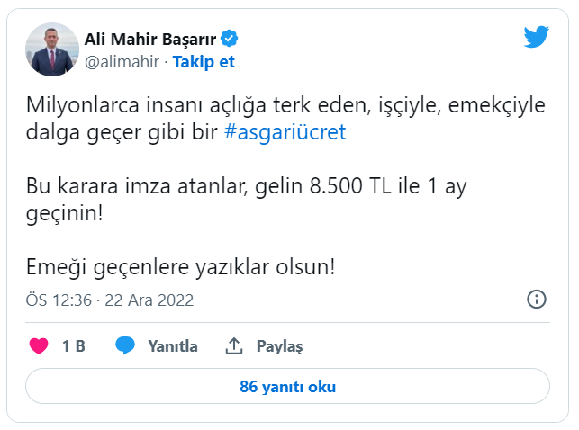 Erdoğan’a asgari ücret tepkileri: Sen 8 bin patronun sözcüsüsün
