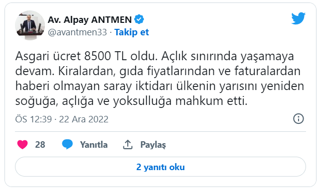 Erdoğan’a asgari ücret tepkileri: Sen 8 bin patronun sözcüsüsün