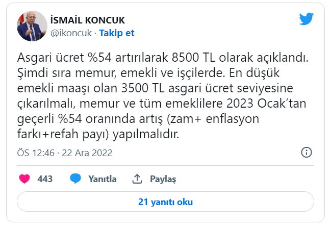 Erdoğan’a asgari ücret tepkileri: Sen 8 bin patronun sözcüsüsün