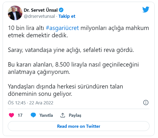 Erdoğan’a asgari ücret tepkileri: Sen 8 bin patronun sözcüsüsün