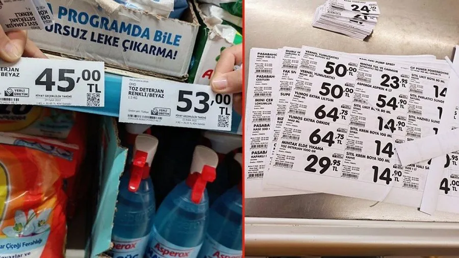 Asgari ücret arttı, zamlar başladı: Marketlerde etiketler değişti