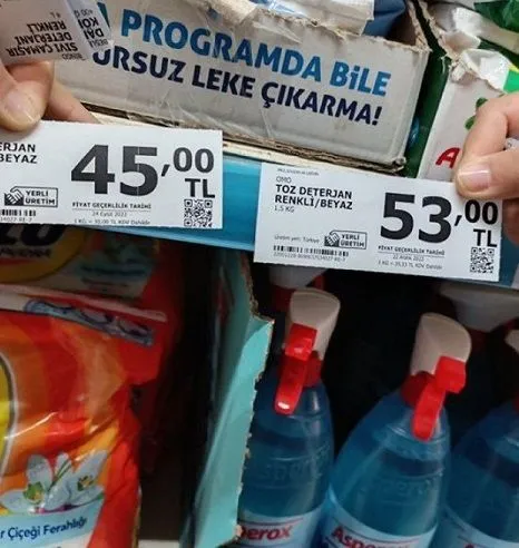 Asgari ücret arttı, zamlar başladı: Marketlerde etiketler değişti