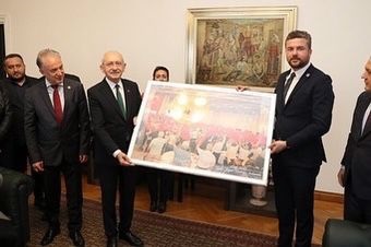 CHP İzmir Balkan Masası'ndan Genel Merkeze Ziyaret