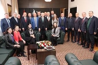 CHP İzmir Balkan Masası'ndan Genel Merkeze Ziyaret