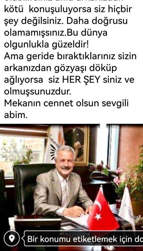 Yol arkadaşı Sıtkı Kürüm’ü anlattı... Yelekli, “Karabağlar’a değer kattı”