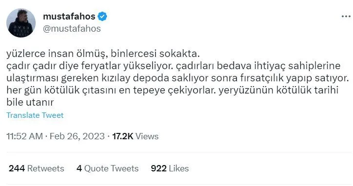 Kızılay'ın çadır satması gündem: 'Neden bağış alıyorlar o zaman?'