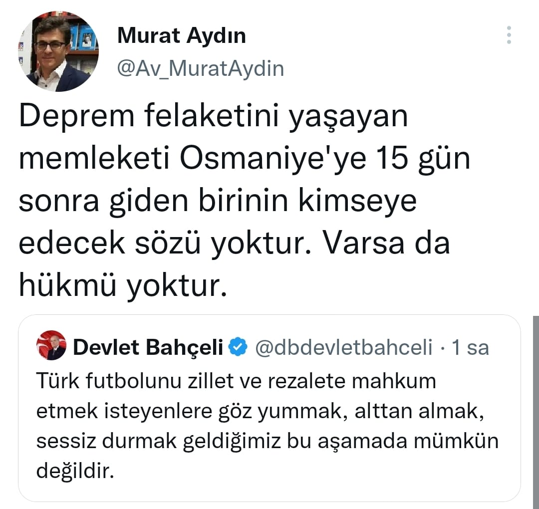CHP'li Aydın'dan Bahçeli'ye istifa tepkisi