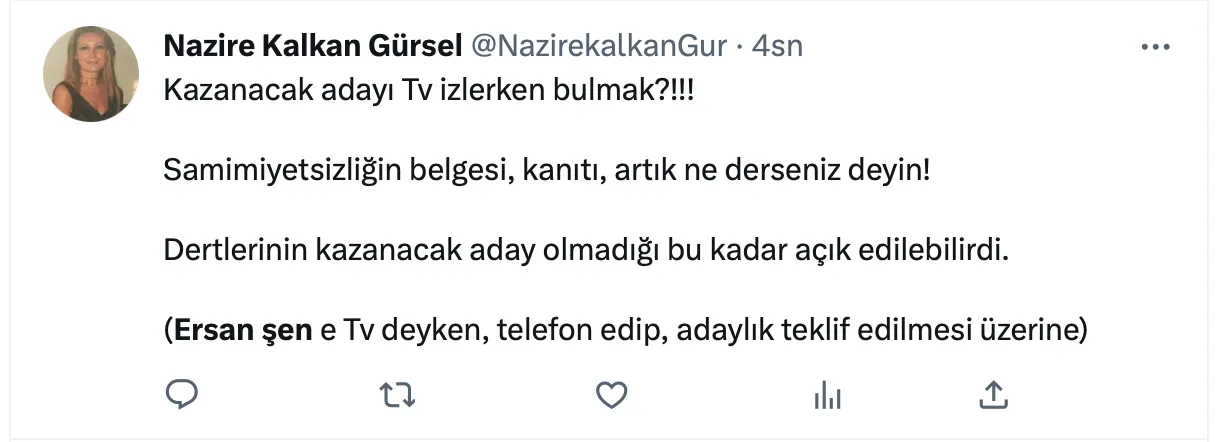 Sosyal medyada Akşener'e tepki: '18 ayda Kılıçdaroğlu'na ikna olmadı, reklam arasında Ersan Şen'e ikna oldu'