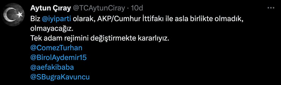 İYİ Partililer: AKP/Cumhur İttifakı ile asla birlikte olmadık, olmayacağız