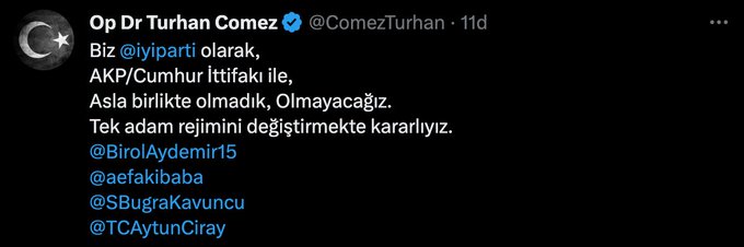 İYİ Partililer: AKP/Cumhur İttifakı ile asla birlikte olmadık, olmayacağız