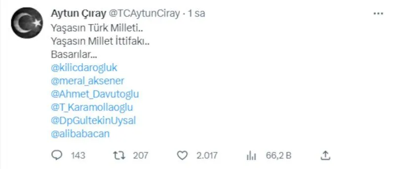 İYİ Partili vekillerden Altılı Masa paylaşımları: Sabrın sonu selamet
