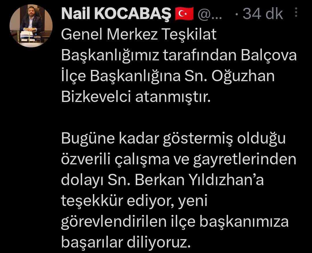 AK Parti'de istifa eden 6 ilçe başkanının yerine atamalar yapıldı