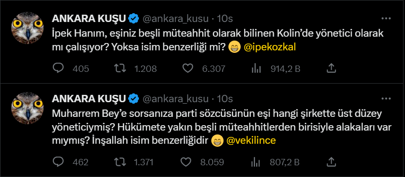 Muharrem İnce'nin sözcüsünün eşi Beşli Çete'de yönetici çıktı