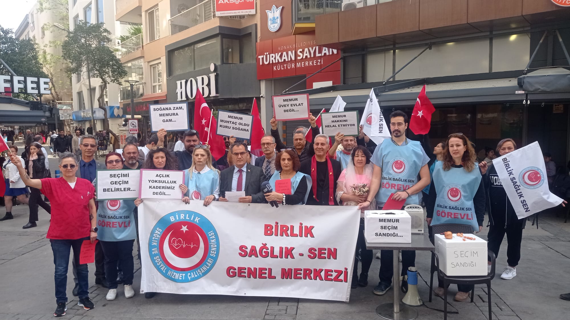 Geline altın yerine soğan taktılar