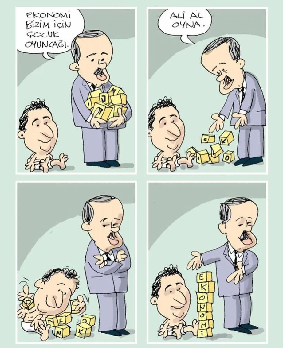 Ali Babacan paylaştı: Memecan'dan ‘Bebecan’ karikatürleri