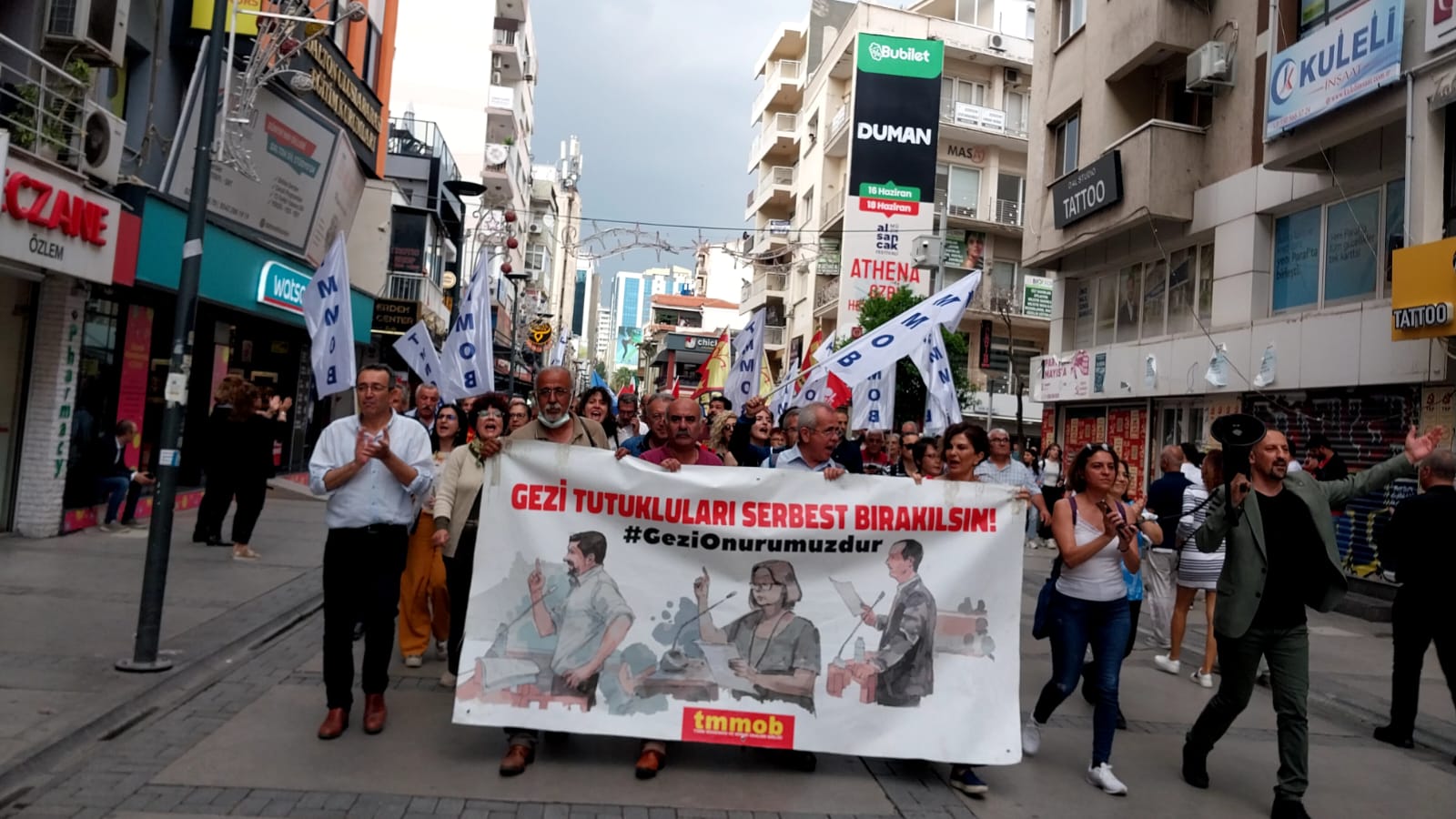 'Gezi' mücadelesi Alsancak'ta anıldı: "Yargının bağımsızlığının ortadan kaldırılmasına karşıyız" 