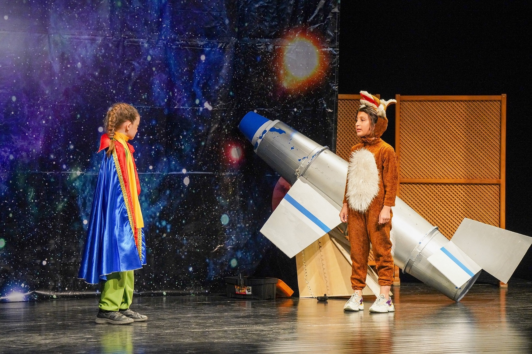 Gaziemir’de sahne çocukların