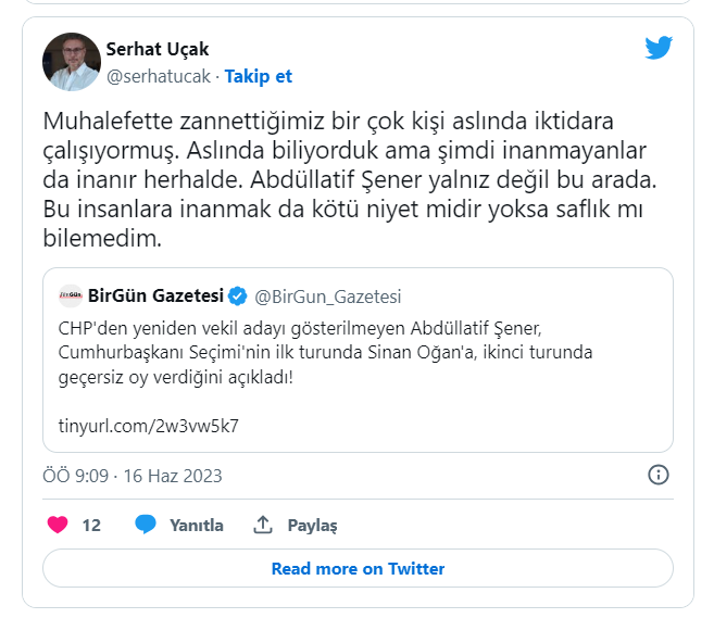 CHP'den istifa eden Abdüllatif Şener'in skandal açıklamalarına tepki yağdı: 'İhanet hep içeriden gelir...'