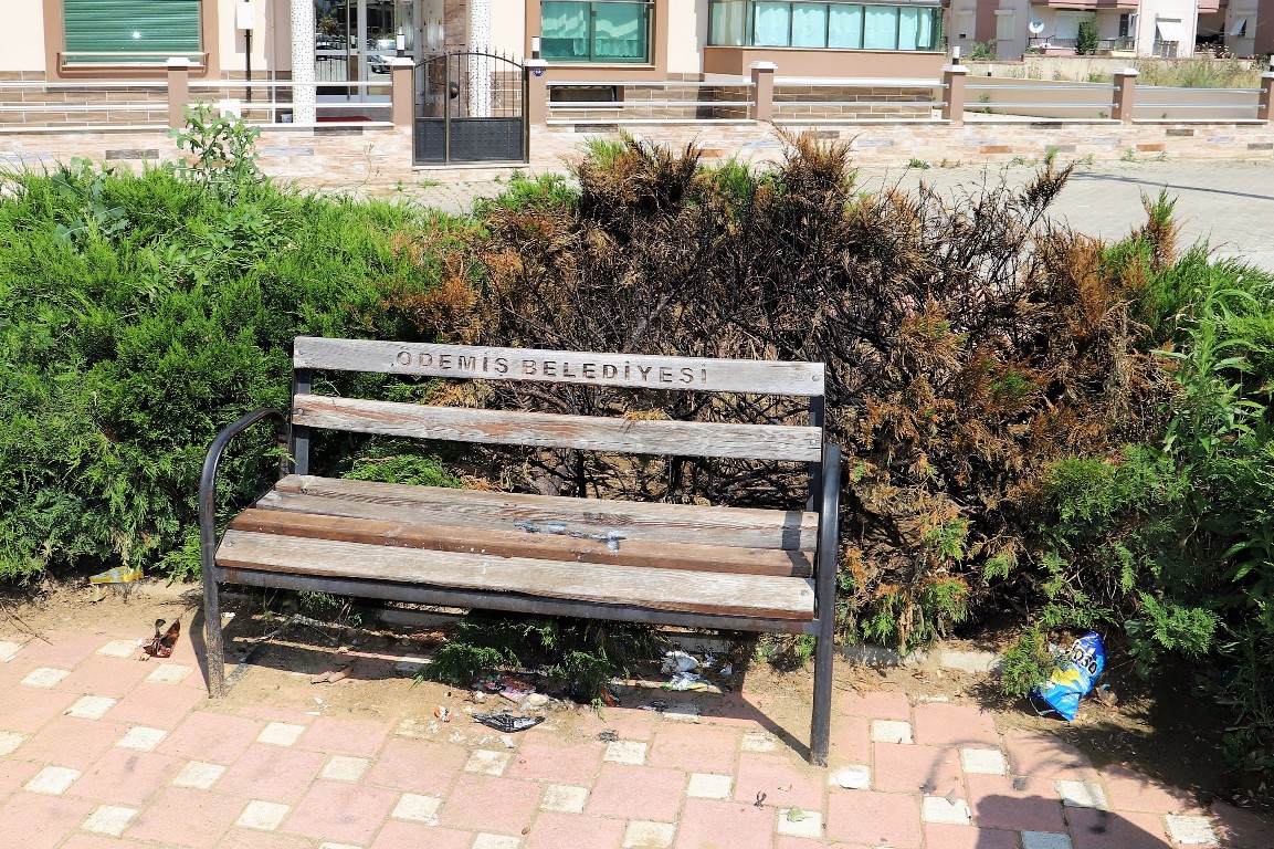 Parkta üzücü görüntüler: Şehir magandaları yine zarar verdi