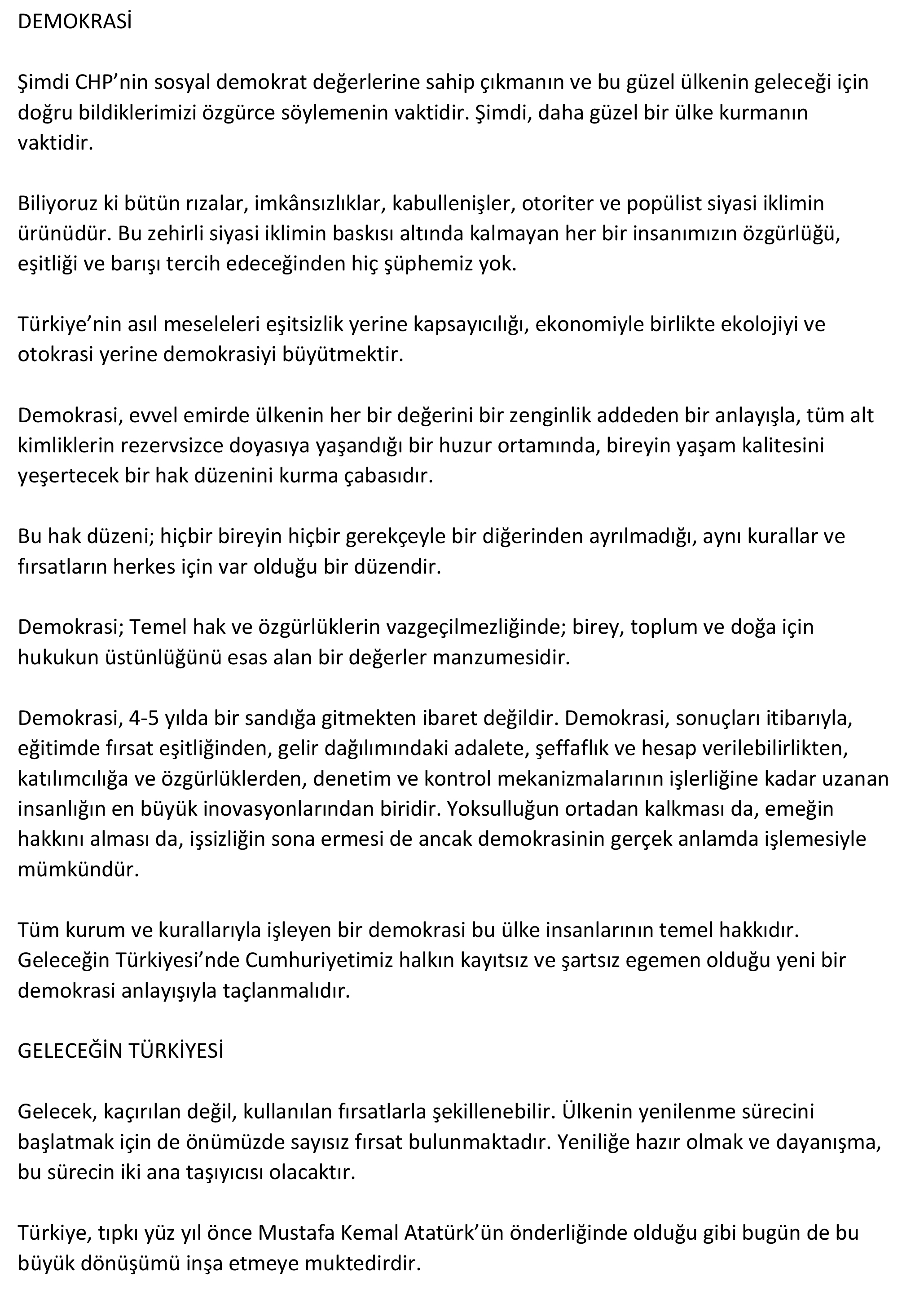 Tunç Soyer'den değişim bildirisi: Konuşmanın tam zamanı