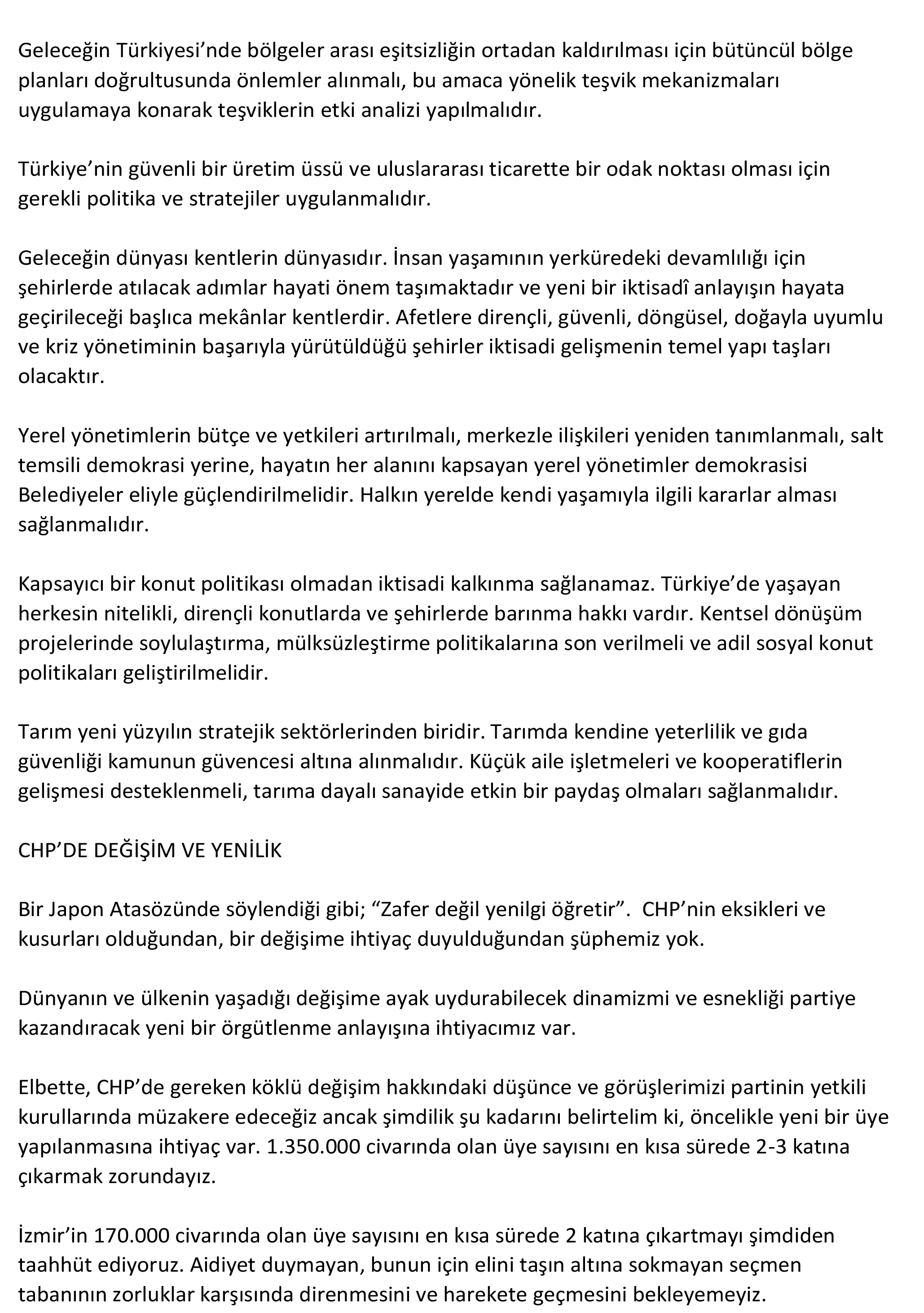 Tunç Soyer'den değişim bildirisi: Konuşmanın tam zamanı