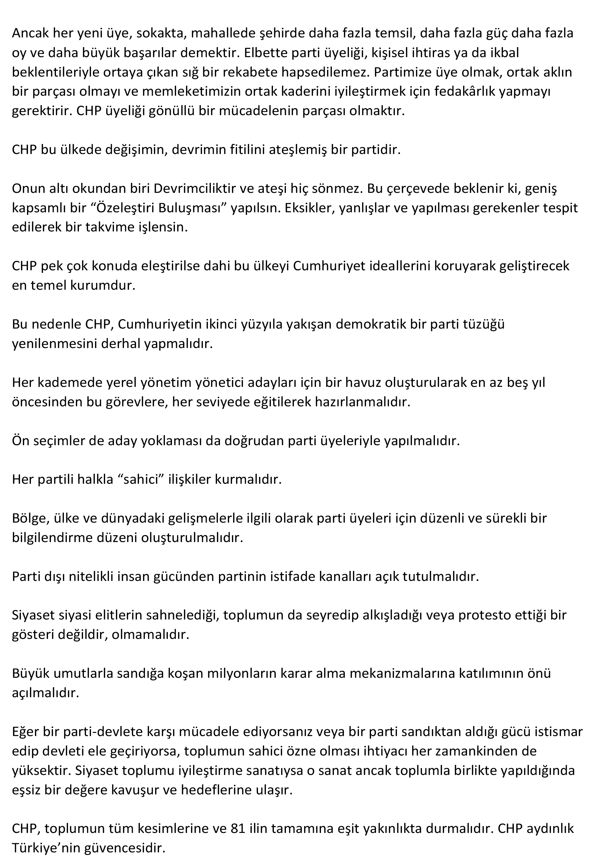 Tunç Soyer'den değişim bildirisi: Konuşmanın tam zamanı