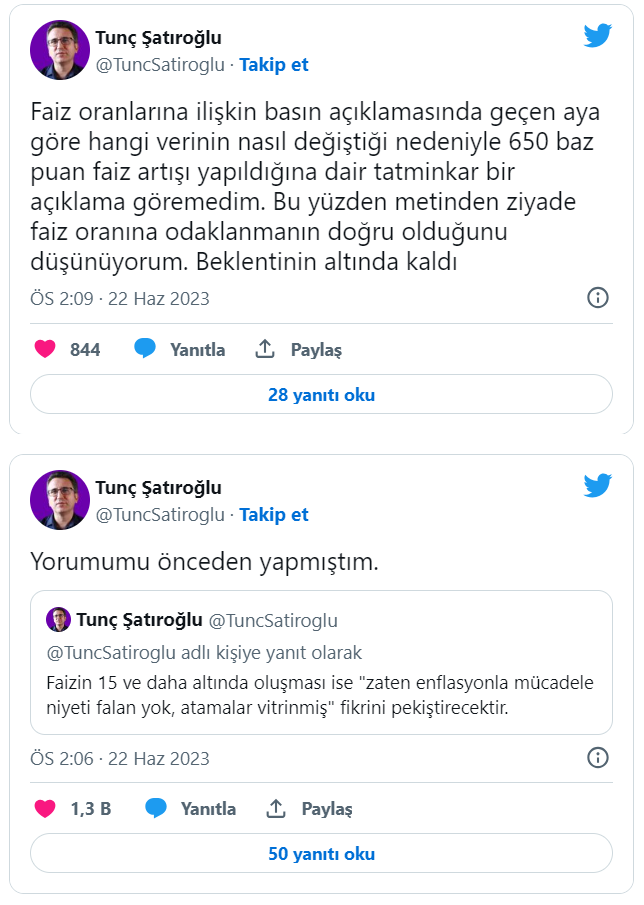 Ekonomistler faiz artırımını yeterli bulmadı
